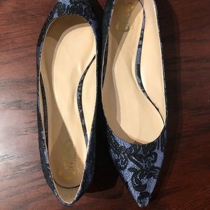 NWT Circus sparkle blue flats